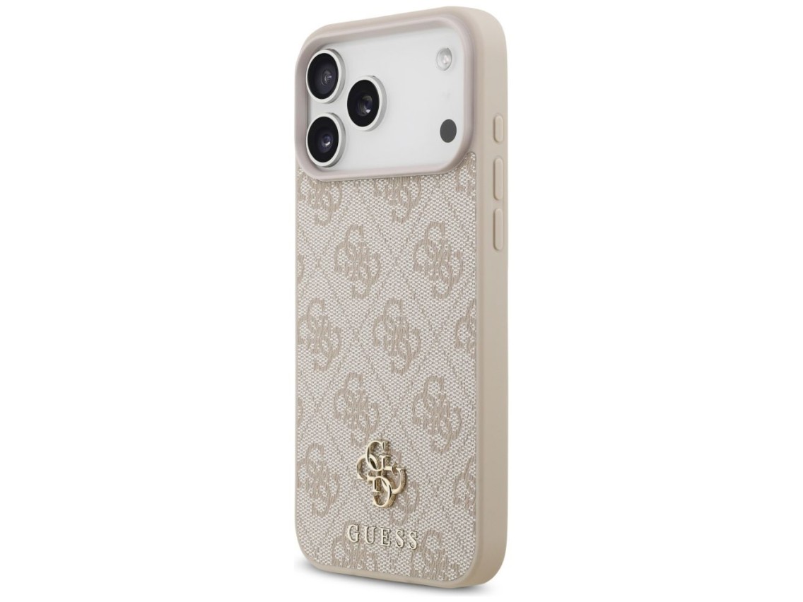 Capa Guess 4G Small 4G e Classic MagSafe para iPhone 17 Pro Max - rosa