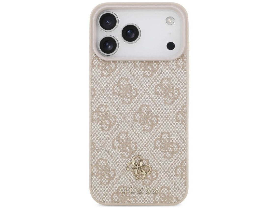 Capa Guess 4G Small 4G e Classic MagSafe para iPhone 17 Pro Max - rosa