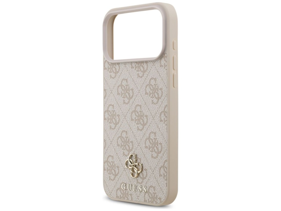 Capa Guess 4G Small 4G e Classic MagSafe para iPhone 17 Pro Max - rosa