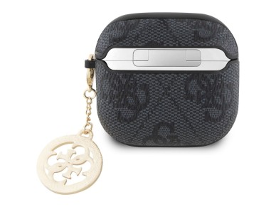 Guess 4G Strass Charm Case for AirPods 4 - Black Guess 4G Strass Charm Case for AirPods 4 - Black