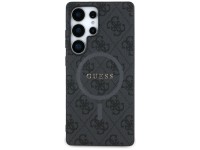 Guess Leather 4G Colored Ring Classic Logo MagSafe Case Samsung Galaxy S25 Ultra black Guess Leather 4G Colored Ring Classic Logo MagSafe Case Samsung Galaxy S25 Ultra black