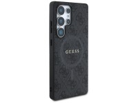 Guess Leather 4G Colored Ring Classic Logo MagSafe Case Samsung Galaxy S25 Ultra black Guess Leather 4G Colored Ring Classic Logo MagSafe Case Samsung Galaxy S25 Ultra black