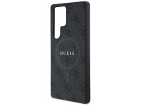 Guess Leather 4G Colored Ring Classic Logo MagSafe Case Samsung Galaxy S25 Ultra black Guess Leather 4G Colored Ring Classic Logo MagSafe Case Samsung Galaxy S25 Ultra black