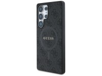 Guess Leather 4G Colored Ring Classic Logo MagSafe Case Samsung Galaxy S25 Ultra black Guess Leather 4G Colored Ring Classic Logo MagSafe Case Samsung Galaxy S25 Ultra black