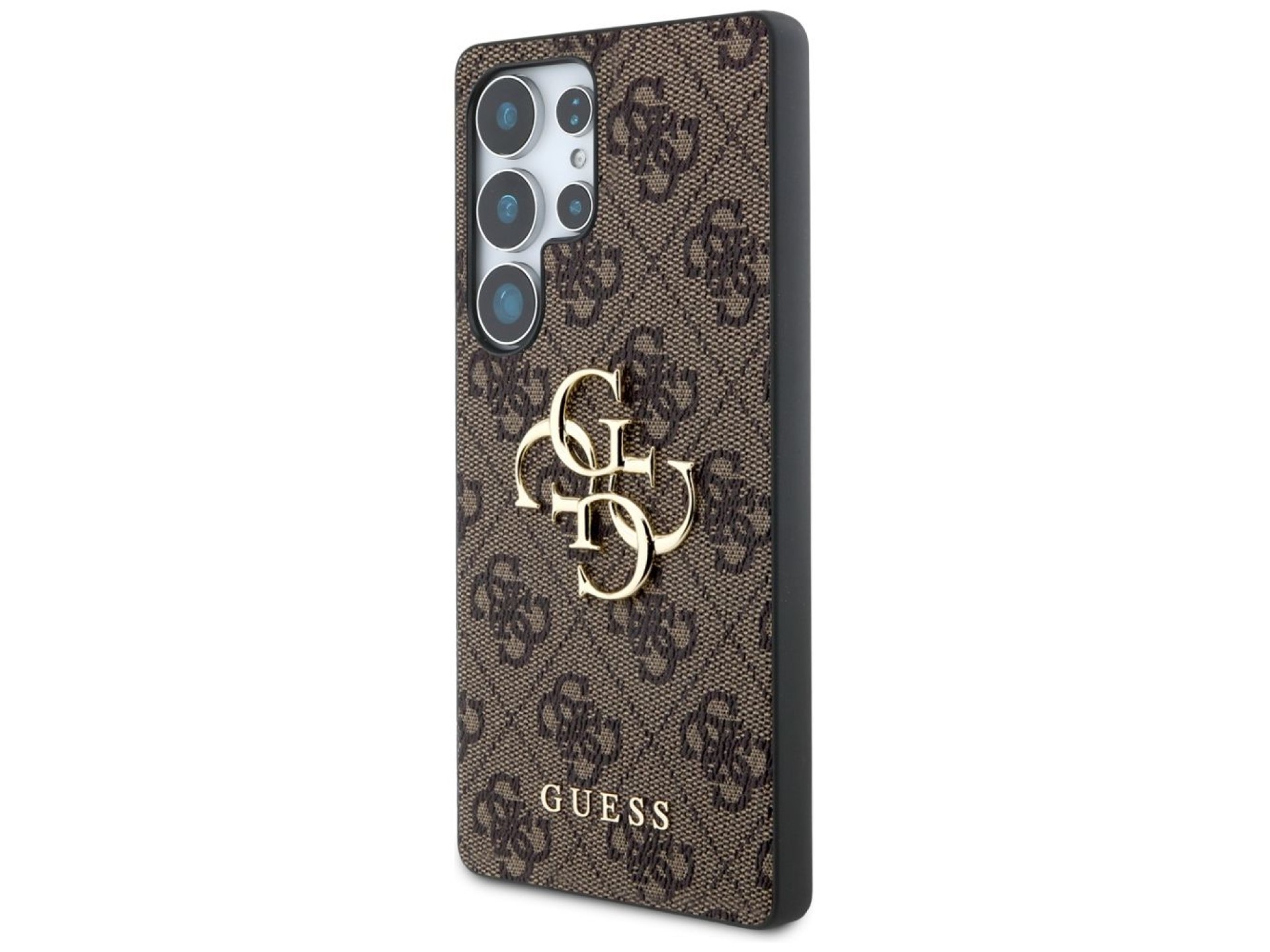 Guess Big 4G Logo Classic Logo Case for Samsung Galaxy S25 Ultra Brown