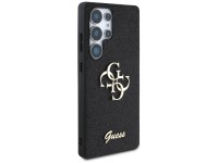 Guess Fixed Glitter Big 4G Metal Logo case for Samsung Galaxy S25 Ultra black