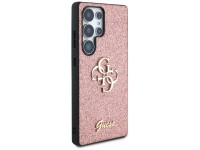 Capa Guess com Glitter Fixo e Logo Grande 4G em Metal para Samsung Galaxy S25 Ultra Rosa Capa Guess com Glitter Fixo e Logo Grande 4G em Metal para Samsung Galaxy S25 Ultra Rosa
