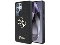 Guess Fixed Glitter Big 4G Metal Logo case for Samsung Galaxy S25 Ultra black