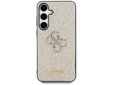 Guess Fixed Glitter Big 4G Metal Logo case for Samsung Galaxy S25 gold Guess Fixed Glitter Big 4G Metal Logo case for Samsung Galaxy S25 gold