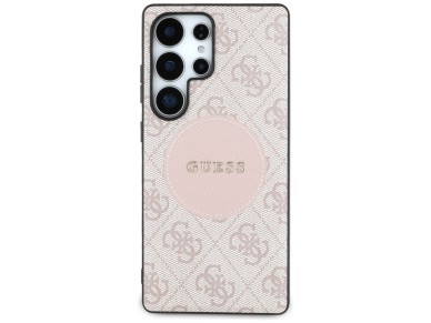 Funda Guess 4G Round Patch Classic Logo MagSafe para Samsung Galaxy S25 Ultra - Rosa Funda Guess 4G Round Patch Classic Logo MagSafe para Samsung Galaxy S25 Ultra - Rosa
