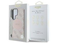 Capa Guess 4G Round Patch Classic Logo MagSafe para Samsung Galaxy S25 Ultra - Rosa Capa Guess 4G Round Patch Classic Logo MagSafe para Samsung Galaxy S25 Ultra - Rosa