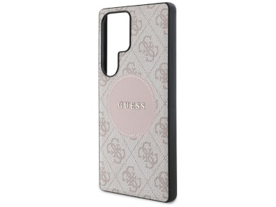 Funda Guess 4G Round Patch Classic Logo MagSafe para Samsung Galaxy S25 Ultra - Rosa Funda Guess 4G Round Patch Classic Logo MagSafe para Samsung Galaxy S25 Ultra - Rosa