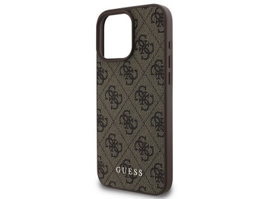 Capa Guess 4G Classic para iPhone 16 Pro Max - Marrom
