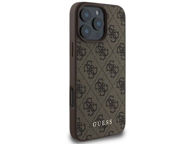 Capa Guess 4G Classic para iPhone 16 Pro Max - Marrom