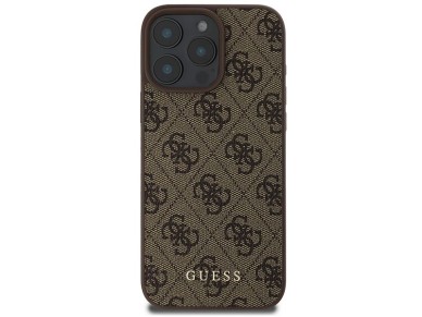 Capa Guess 4G Classic para iPhone 16 Pro Max - Marrom