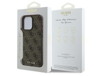 Guess 4G Classic iPhone 16 Pro Max Case - Brown Guess 4G Classic iPhone 16 Pro Max Case - Brown