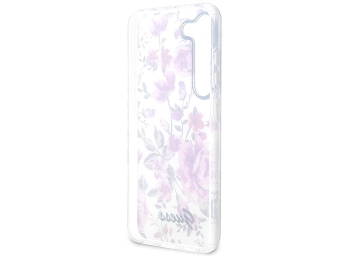 Guess GUHCS23SHCFWST S23 S911 white/white hardcase Flower Collection