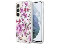 Guess GUHCS23MHCFWST S23+ S916 white/white hardcase Flower Collection Guess GUHCS23MHCFWST S23+ S916 white/white hardcase Flower Collection