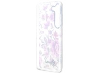 Guess GUHCS23MHCFWST S23+ S916 white/white hardcase Flower Collection Guess GUHCS23MHCFWST S23+ S916 white/white hardcase Flower Collection