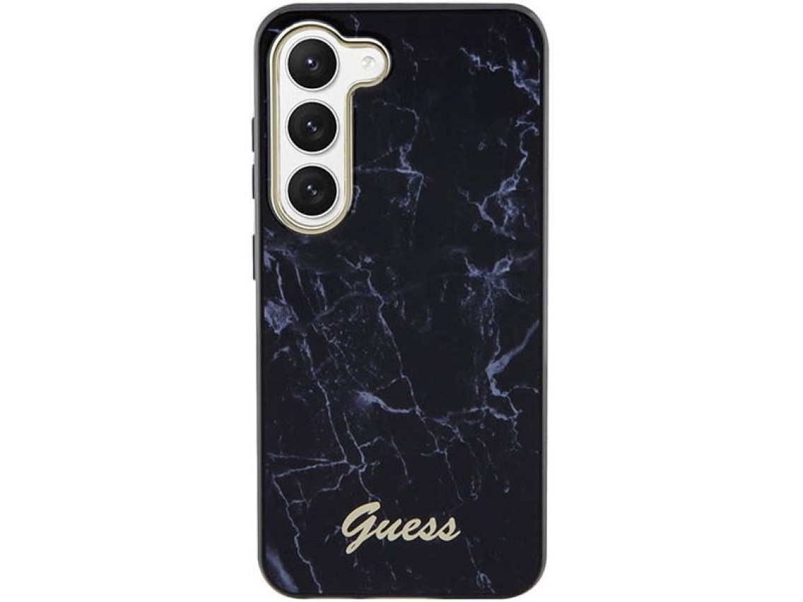 Guess GUHCS23SPCUMAK S23 S911 black/black hardcase Marble