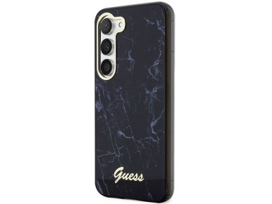 Guess GUHCS23MPCUMAK S23 +S916 capa r�gida preta/preta Marble