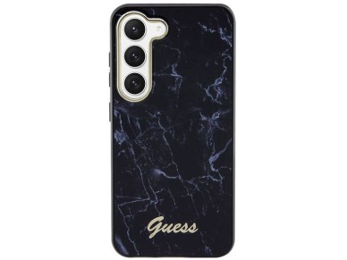 Guess GUHCS23MPCUMAK S23 +S916 capa r�gida preta/preta Marble