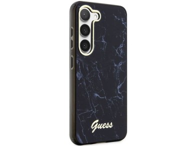 Guess GUHCS23MPCUMAK S23 +S916 capa r�gida preta/preta Marble