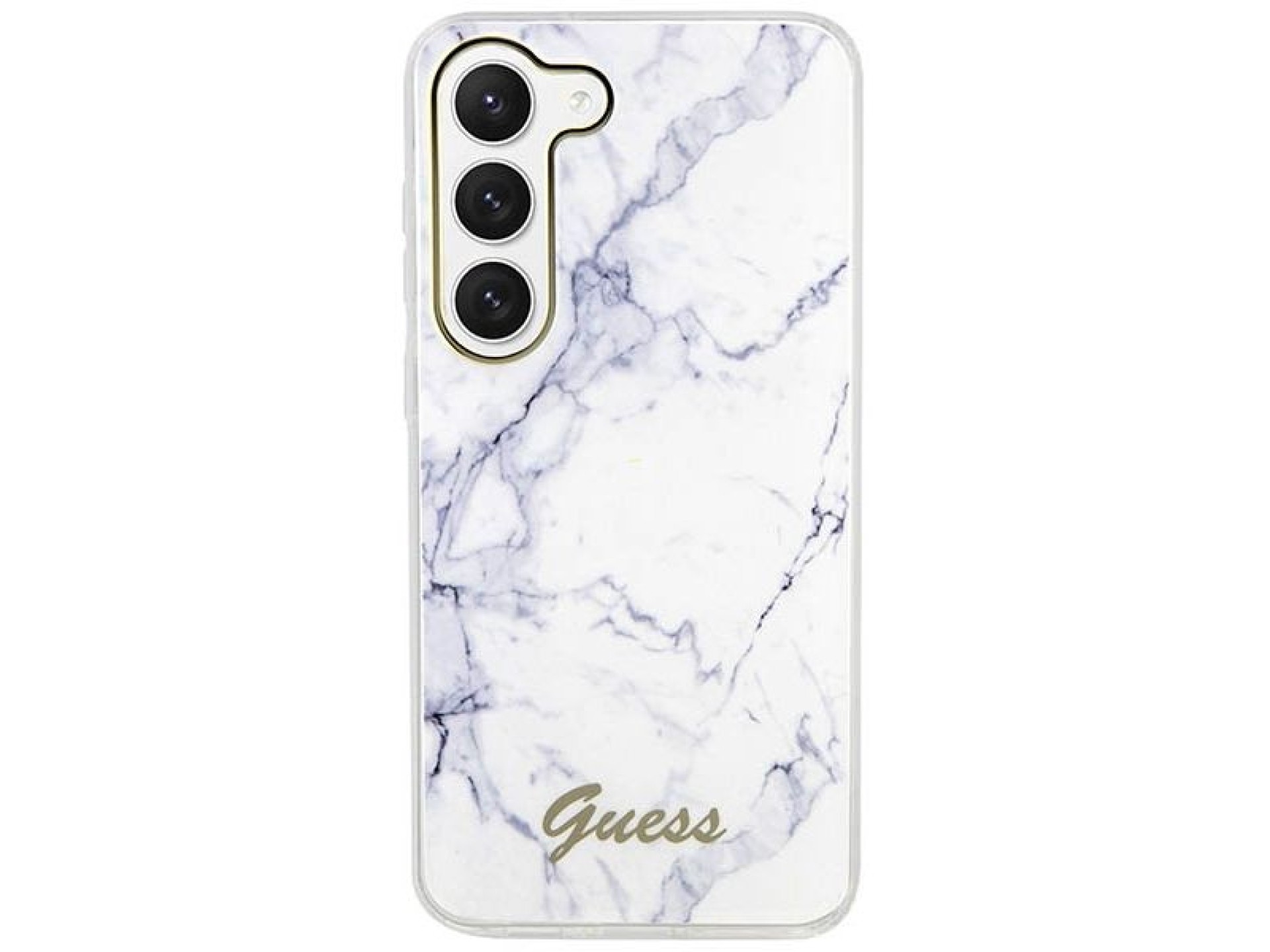 Guess GUHCS23SPCUMAH S23 S911 blanco/blanco estuche rígido mármol