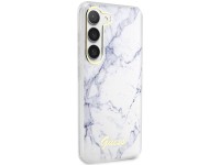 Guess GUHCS23SPCUMAH S23 S911 blanco/blanco estuche rígido mármol Guess GUHCS23SPCUMAH S23 S911 blanco/blanco estuche rígido mármol