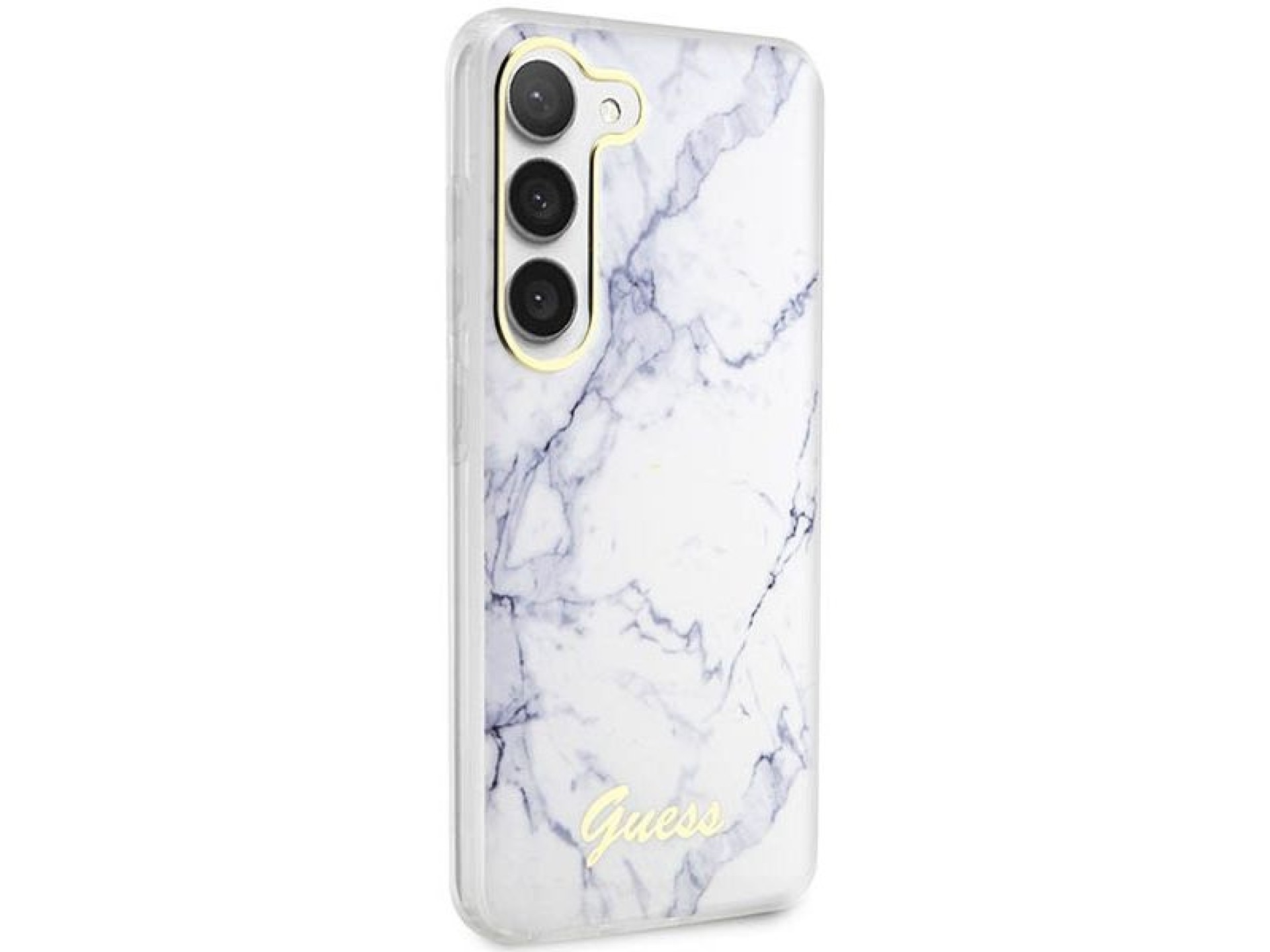 Guess GUHCS23SPCUMAH S23 S911 blanco/blanco estuche rígido mármol