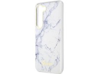 Guess GUHCS23SPCUMAH S23 S911 blanco/blanco estuche rígido mármol Guess GUHCS23SPCUMAH S23 S911 blanco/blanco estuche rígido mármol