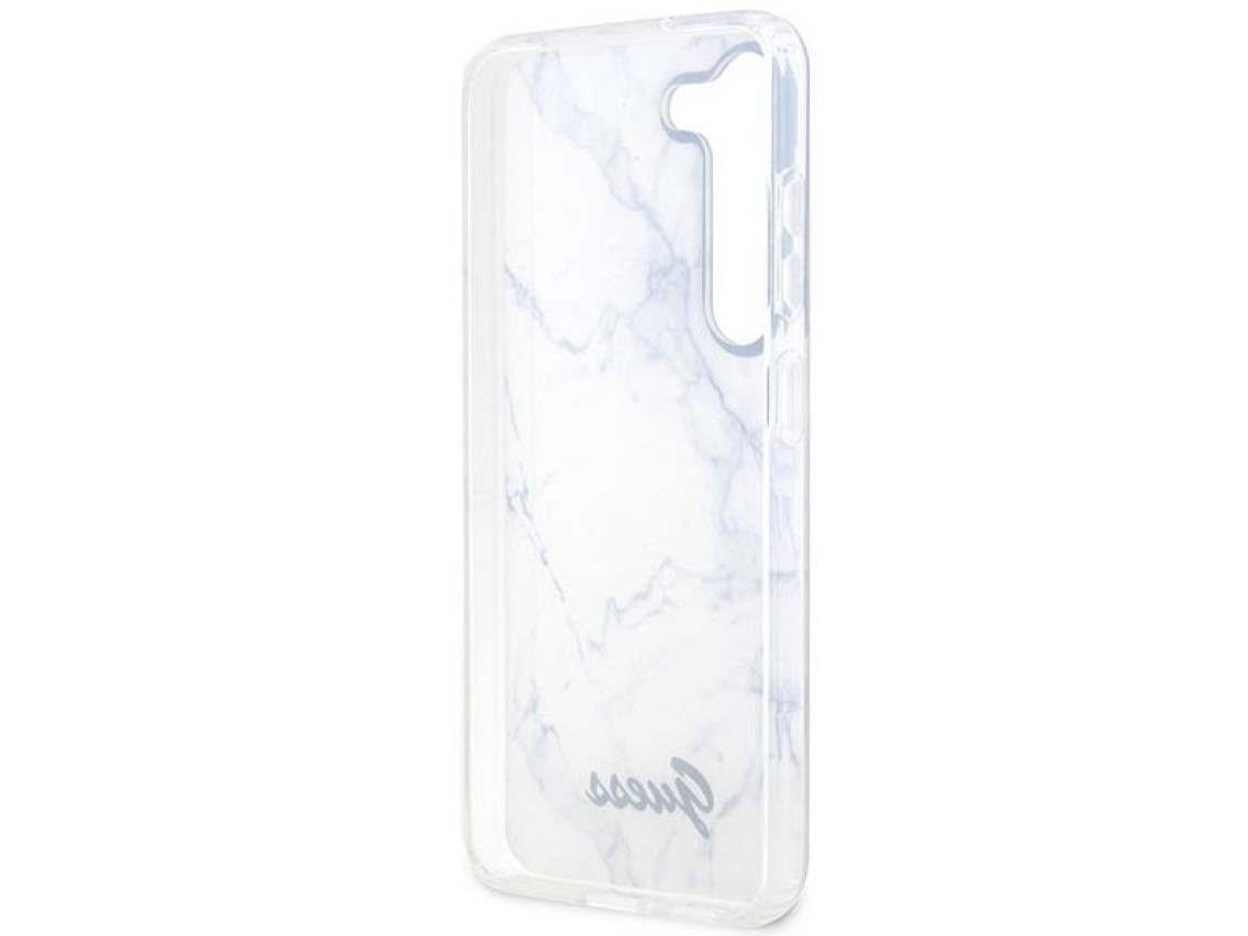 Guess GUHCS23SPCUMAH S23 S911 blanco/blanco estuche rígido mármol