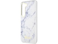 Guess GUHCS23MPCUMAH S23+ S916 capa rígida branca/branca Marble Guess GUHCS23MPCUMAH S23+ S916 capa rígida branca/branca Marble