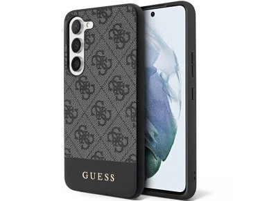 Guess GUHCS23SG4GLGR S23 S911 black/black hardcase 4G Stripe Collection Guess GUHCS23SG4GLGR S23 S911 black/black hardcase 4G Stripe Collection