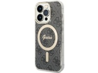 Capa Guess 4G MagSafe para iPhone 14 Pro - preta Capa Guess 4G MagSafe para iPhone 14 Pro - preta