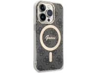 Capa Guess 4G MagSafe para iPhone 14 Pro - preta Capa Guess 4G MagSafe para iPhone 14 Pro - preta