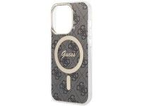 Capa Guess 4G MagSafe para iPhone 14 Pro - preta Capa Guess 4G MagSafe para iPhone 14 Pro - preta