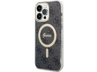 Capa Guess 4G MagSafe para iPhone 14 Pro Max - preta Capa Guess 4G MagSafe para iPhone 14 Pro Max - preta