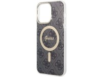 Capa Guess 4G MagSafe para iPhone 14 Pro Max - preta Capa Guess 4G MagSafe para iPhone 14 Pro Max - preta