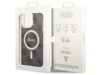 Capa Guess 4G MagSafe para iPhone 14 Pro Max - preta Capa Guess 4G MagSafe para iPhone 14 Pro Max - preta
