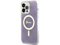 Guess GUHMP14XH4STU iPhone 14 Pro Max 6.7" purple/purple hardcase 4G MagSafe Guess GUHMP14XH4STU iPhone 14 Pro Max 6.7" purple/purple hardcase 4G MagSafe