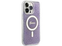 Guess GUHMP14XH4STU iPhone 14 Pro Max 6.7" purple/purple hardcase 4G MagSafe Guess GUHMP14XH4STU iPhone 14 Pro Max 6.7" purple/purple hardcase 4G MagSafe