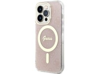 Funda rígida Guess GUHMP14LH4STP para iPhone 14 Pro de 6,1" rosa/rosa, 4G MagSafe Funda rígida Guess GUHMP14LH4STP para iPhone 14 Pro de 6,1" rosa/rosa, 4G MagSafe