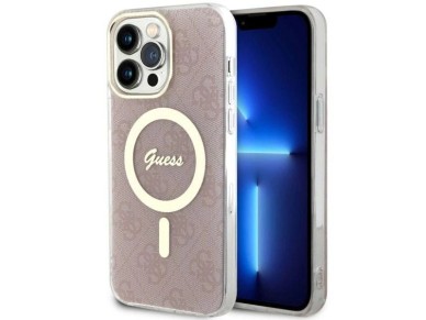 Guess 4G MagSafe case for iPhone 14 Pro Max - pink Guess 4G MagSafe case for iPhone 14 Pro Max - pink