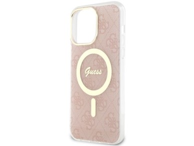Guess 4G MagSafe case for iPhone 14 Pro Max - pink Guess 4G MagSafe case for iPhone 14 Pro Max - pink