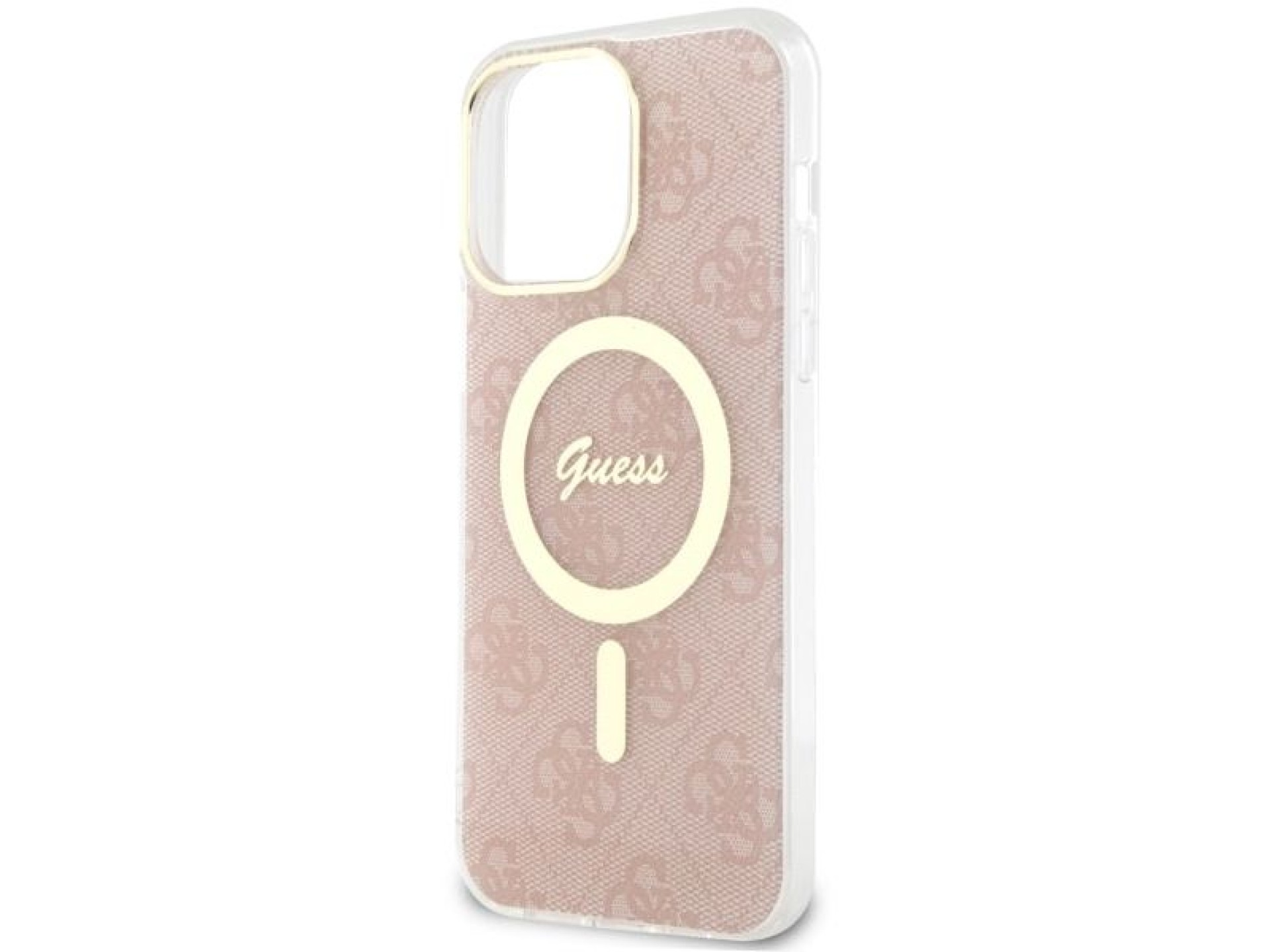 Guess 4G MagSafe case for iPhone 14 Pro Max - pink