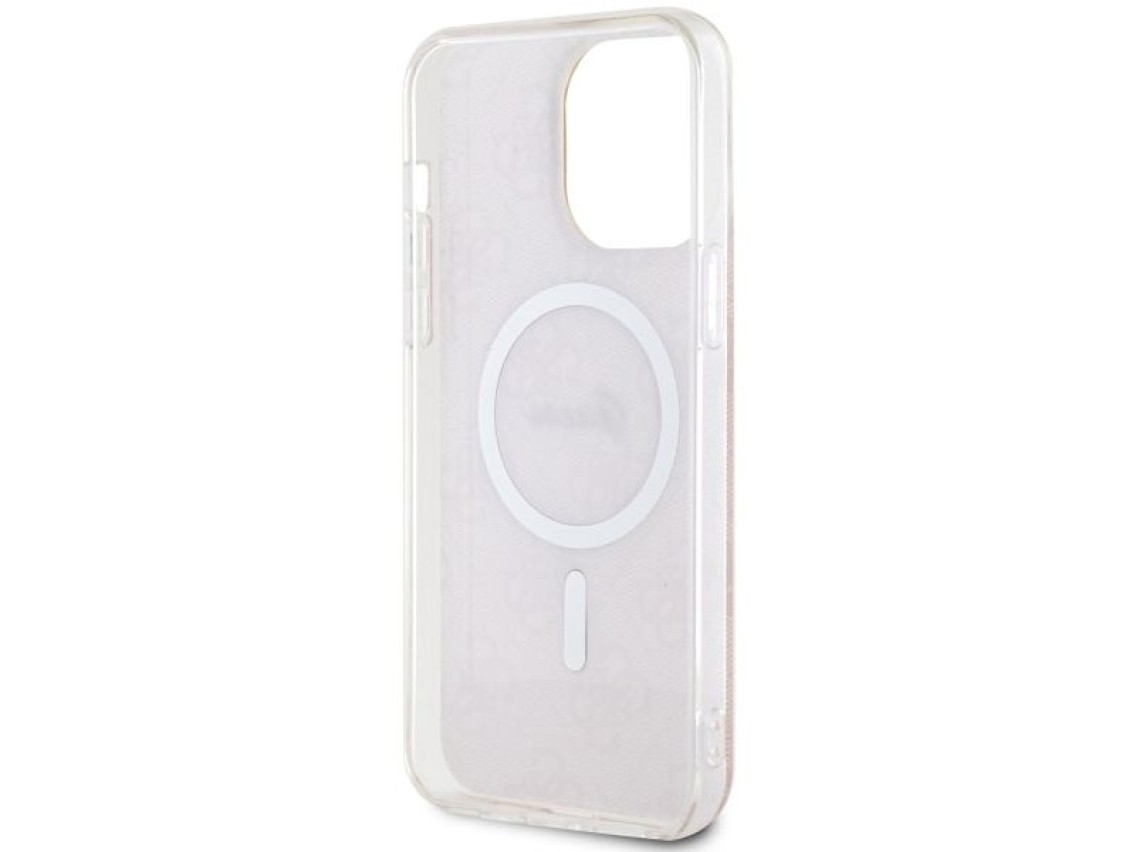 Guess 4G MagSafe case for iPhone 14 Pro Max - pink