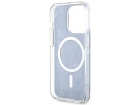 Capa rígida preta/preta com estampa de mármore e MagSafe Guess GUHMP14LPCUMAK para iPhone 14 Pro de Capa rígida preta/preta com estampa de mármore e MagSafe Guess GUHMP14LPCUMAK para iPhone 14 Pro de