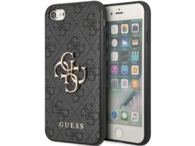 Guess GUHCI84GMGGR iPhone 7/8/SE 2020/ 2022 grey/grey hardcase 4G Big Metal Logo