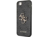 Capa rígida cinza/cinza Guess GUHCI84GMGGR para iPhone 7/8/SE 2020/2022 com logo grande em metal. Capa rígida cinza/cinza Guess GUHCI84GMGGR para iPhone 7/8/SE 2020/2022 com logo grande em metal.